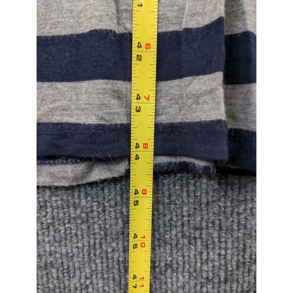 NOBO No Boundaries Short Sleeve Dress Size Small 3-5 Blue Gray Striped - Picture 4 of 11